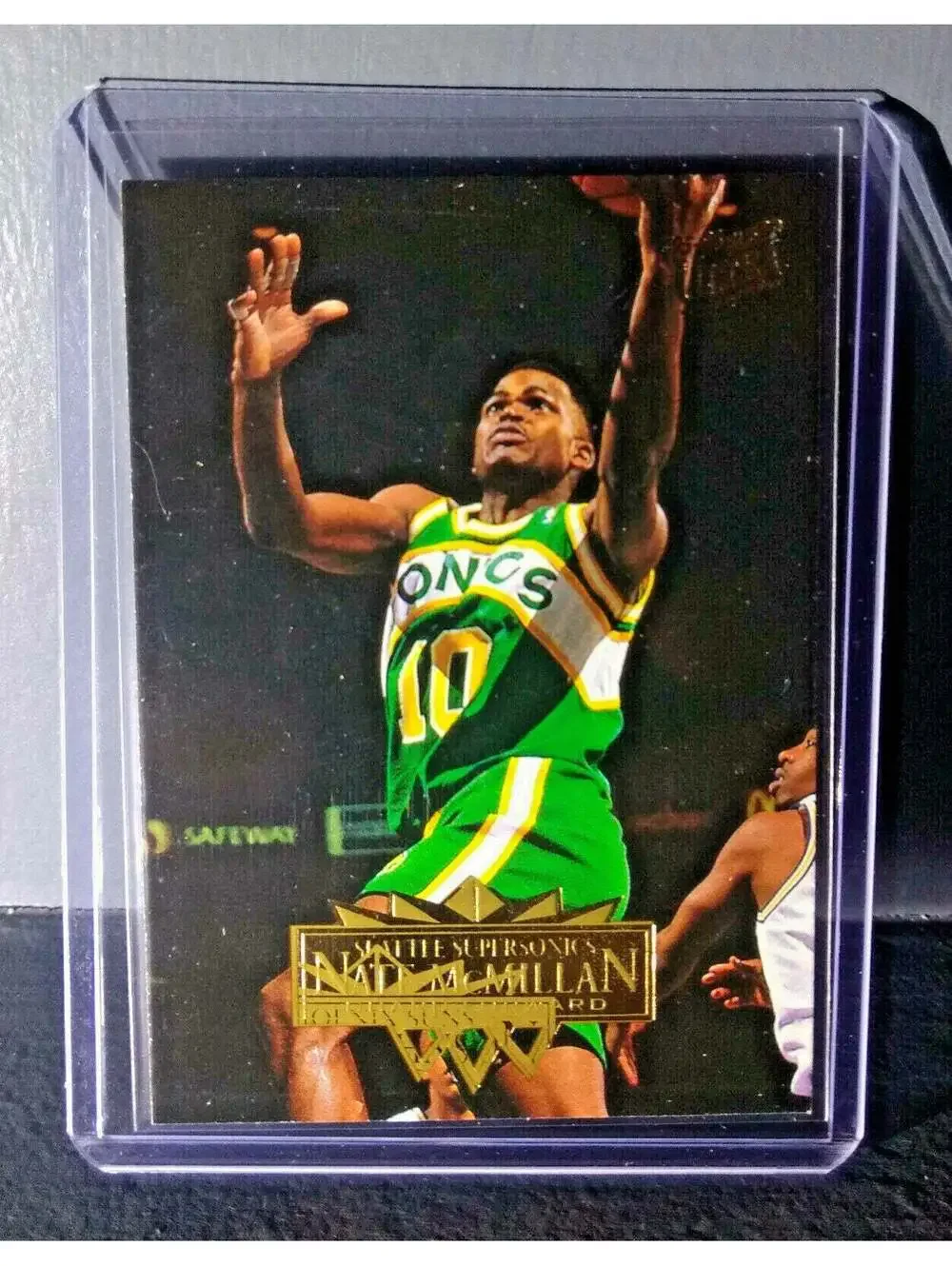 1995-96 Nate McMillan Fleer Ultra #173 Error Misprint Basketball Card